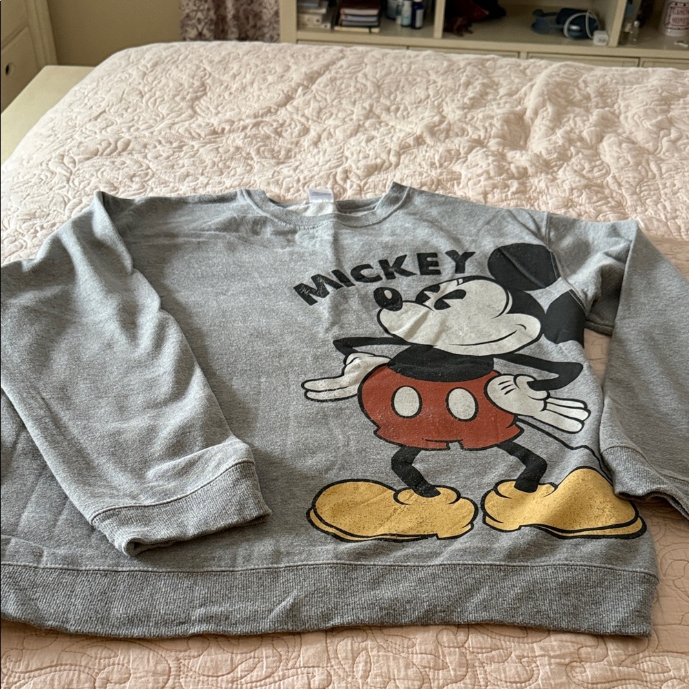 Ladies size L Mickey Mouse Sweatshirt
